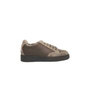 Cerruti 1881 Beige Läder Herr Sneakers Beige, Herr