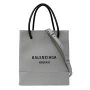 Balenciaga Vintage Pre-owned Laeder balenciaga-vskor Gray, Dam