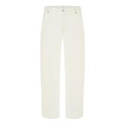 Cambio Stiliga Oria Jeans för Kvinnor White, Dam