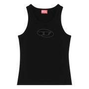 Diesel Stilren Tanktop för Kvinnor Black, Dam