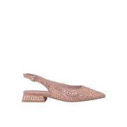 ALMA EN PENA Glitter Platta Sko Pink, Dam