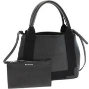 Balenciaga Vintage Pre-owned Laeder handvskor Black, Dam