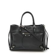 Balenciaga Vintage Pre-owned Laeder handvskor Black, Dam