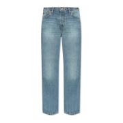 Re/Done Straight leg jeans Blue, Dam