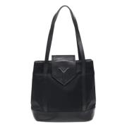 Yves Saint Laurent Vintage Pre-owned Tyg axelremsvskor Black, Dam