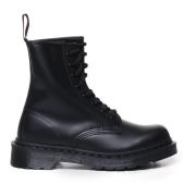 Dr. Martens Svarta läderstövlar med luftkudde sula Black, Dam