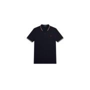 Fred Perry Polo i 2 Färger Blue, Herr