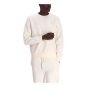 Polo Ralph Lauren Broderad Logotyp Rundhalsad Sweatshirt White, Herr