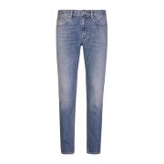 Eleventy Stretch Denim Regular Fit Byxor Blue, Herr