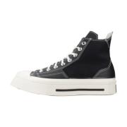 Converse Lyxiga Kvadratiska Sneakers Black, Herr