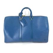 Louis Vuitton Vintage Pre-owned Laeder louis-vuitton-vskor Blue, Dam