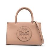 Tory Burch Mini Ella Bio Toteväska Beige, Dam