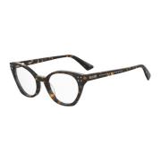 Moschino Bicolor Acetatramglasögon för kvinnor Multicolor, Dam