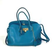 Louis Vuitton Vintage Pre-owned Laeder louis-vuitton-vskor Blue, Dam