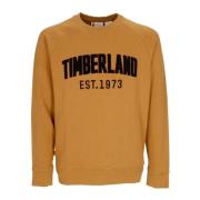 Timberland Modern Wash Crewneck Sweatshirt Brown, Herr