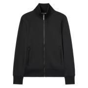 Palm Angels Krökt Logga Track Jacket i Svart Black, Dam