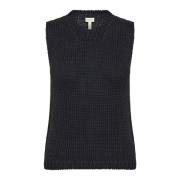 Part Two Metallic Midnight Sweater Nathaniepw Style Black, Dam