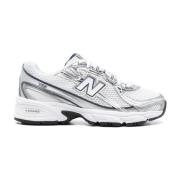 New Balance Stiliga Sneakers för Aktiv Livsstil White, Dam