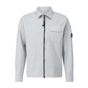 C.P. Company Goggledetalj Overshirt Stil Funktionell Modern Gray, Herr