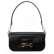 Gucci Horsebit 1955 Small Shoulder Bag Black, Dam