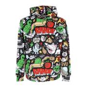 Ripndip Svart Herr All Over Print Hoodie Multicolor, Herr