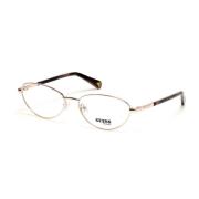 Guess Guld metallramar med UV-filter Yellow, Unisex