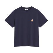 Maison Kitsuné Speedy Fox Patch T-shirt Blue, Herr