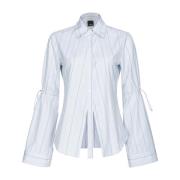 PINKO Pope Line Poplin Skjorta White, Dam