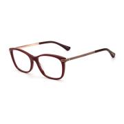 Jimmy Choo Elegant Burgundy Acetat Ram Glasögon Red, Dam