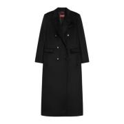 Max Mara Studio Elegant ullrock med viskosfoder Black, Dam