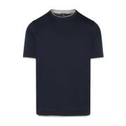 Barba Blå T-shirts och Polos Blue, Herr