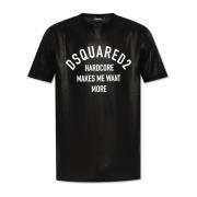 Dsquared2 T-shirt med tryck Black, Herr