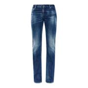 Dsquared2 Jeans Medium Waist Flare Blue, Dam