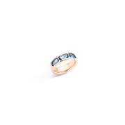 Pomellato Iconica Blå Topas Roséguld Ring Blue, Dam