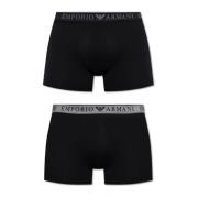 Emporio Armani Tvåpack boxershorts Black, Herr