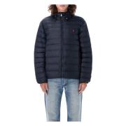 Ralph Lauren 4 Season Hooded Puffer Jacket Blue, Herr