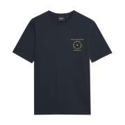 Lyle & Scott SS T-shirts Lyle Athletic Graphic T-shirt Blue, Herr