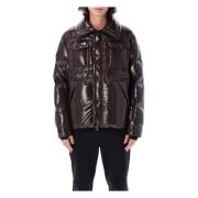 Moncler Brun Kort Dunjacka ytterkläder Brown, Herr