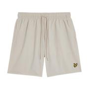 Lyle & Scott Badkläder Plain Badshorts Beige, Herr