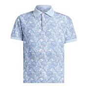 Etro Blå Blommig Paisley Polotröja Blue, Herr