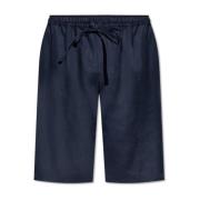 Dolce & Gabbana Linneshorts Blue, Herr