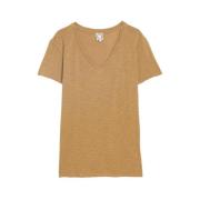 Ines De La Fressange Paris Katalina khaki T-shirt Brown, Dam