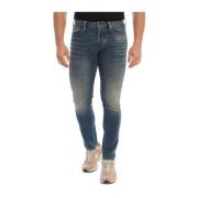 Emporio Armani Modernt Skinny Jeans med Elegans Blue, Herr