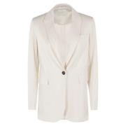 Circolo 1901 Jersey Blazer Beige, Dam