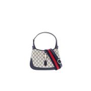 Gucci Jackie 1961 GG Supreme Väska Blue, Dam