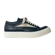 Rick Owens Retro Lädersneakers Black, Dam