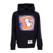 Mitchell & Ness NFL Big Face Hoodie Denbro Svart Black, Herr