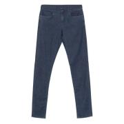 Canali Bomullsblandning Jeans med Fickor Blue, Herr