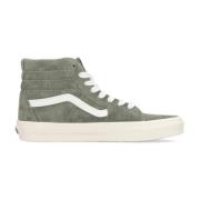 Vans Skugga Hög Topp Mocka Skor Green, Herr