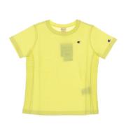 Champion Ljusgul Crewneck Tee för Kvinnor Yellow, Dam